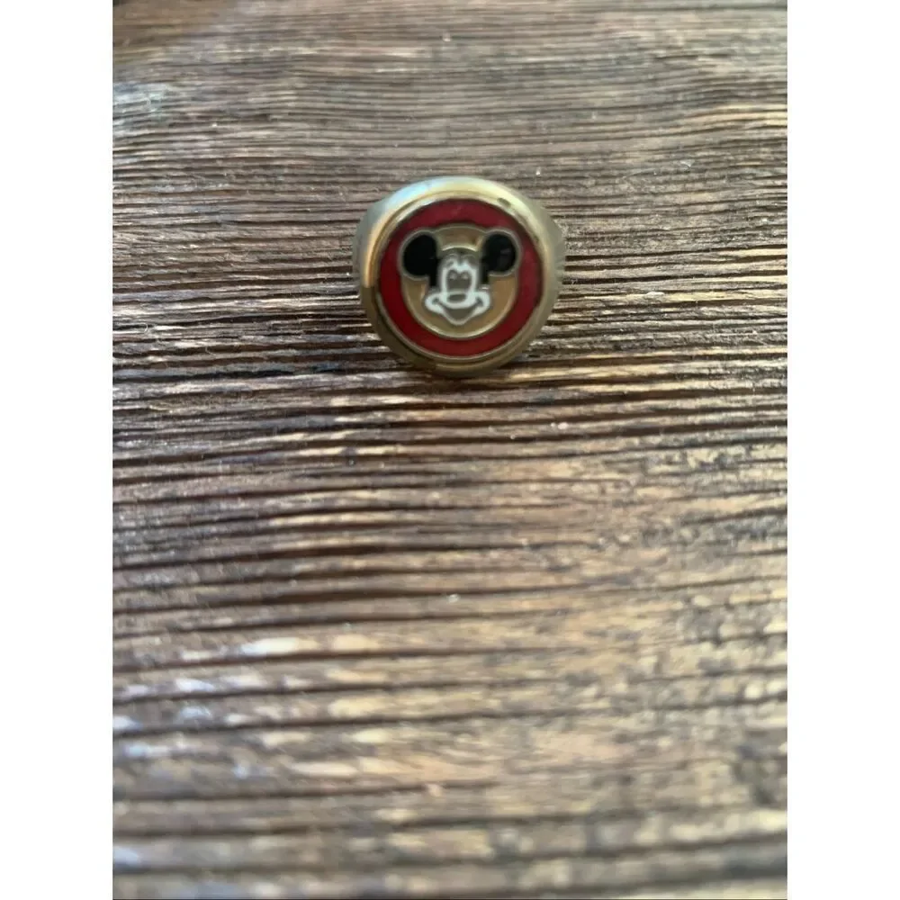 Vintage 1950s/1960s Mickey Mouse Adjustable Gold Color Ring